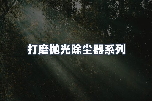 打磨抛光除尘器